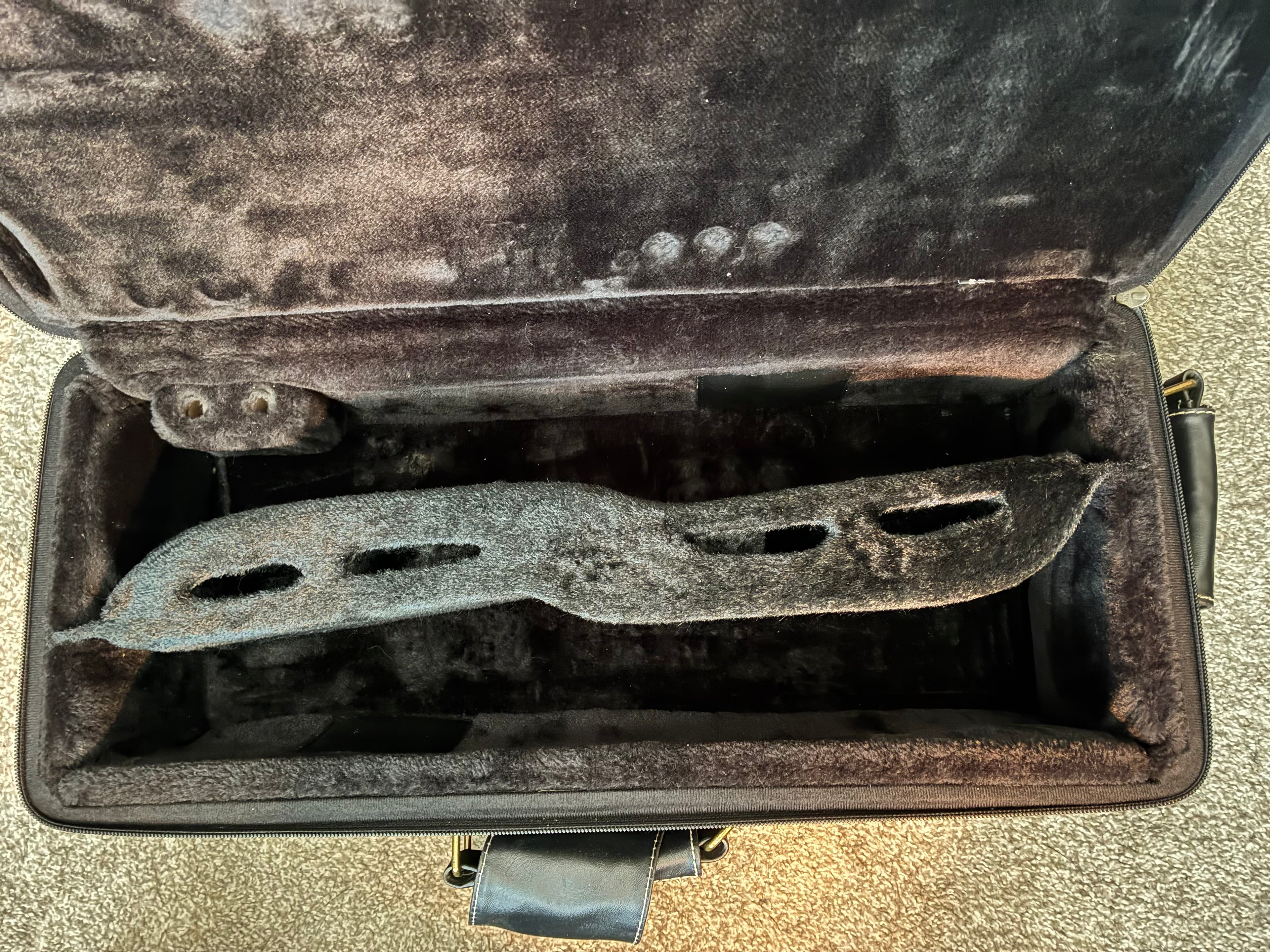 Used Yamaha Xeno Custom Leather Double Trumpet Case