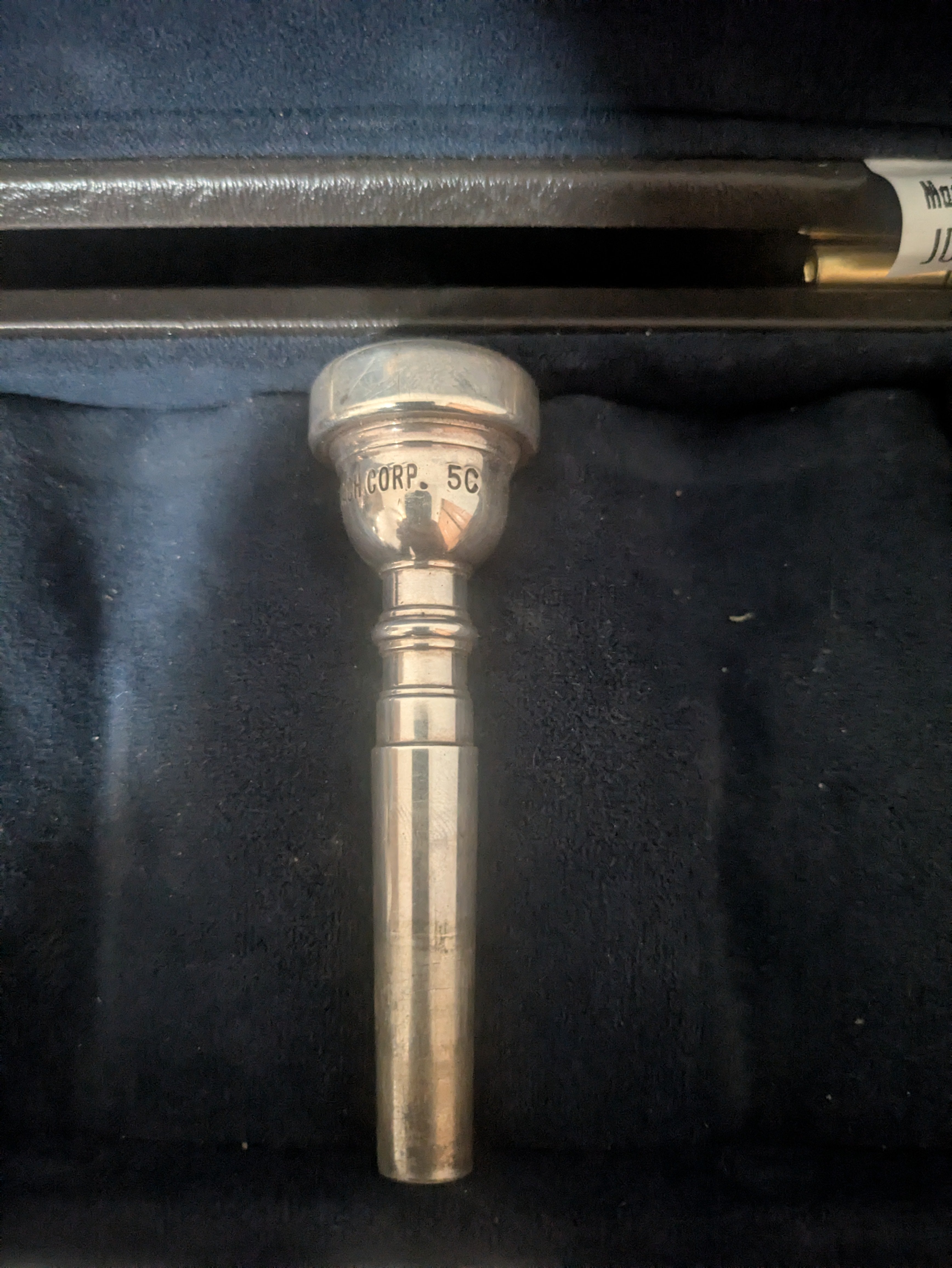 Used Bach Corp. 5C Trumpet Mouthpiece